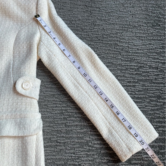 MODA International Women's Coat Winter White Size 6 - Picture 9 of 17